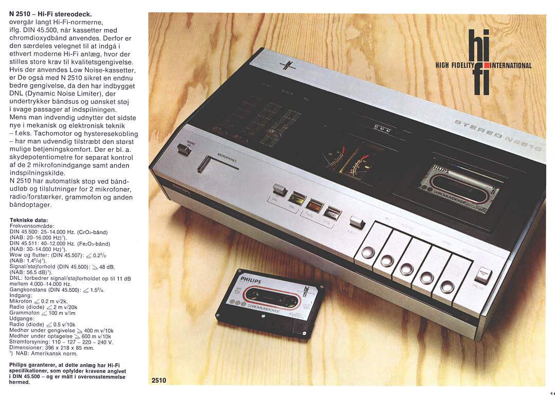 Philips HiFi /Stereo Catalogue 1974 (danish)
